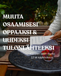 Kansien väliin studio - muuta osaamisesi oppaaksi ja uudeksi tulonlähteeksi
